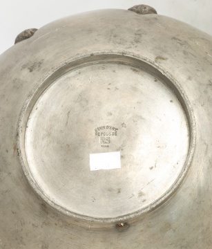 Art Deco Hammered Metal Vase